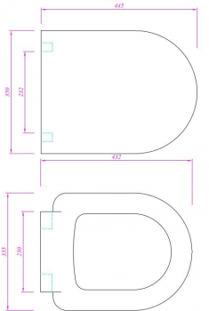 Idea spülrandlos WC Bidet +int. Armatur