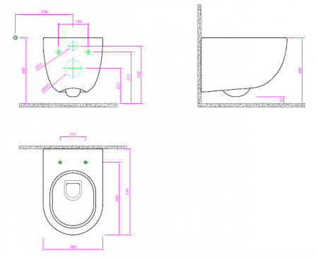 Zero WC Bidet / Taharet