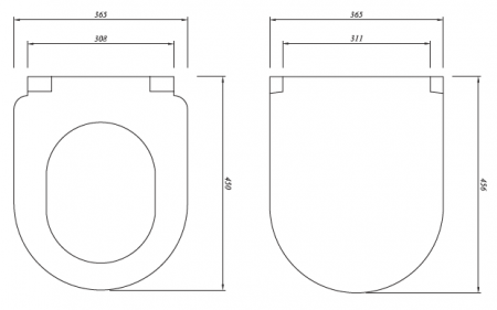 Zero spülrandlos WC Bidet / Taharet WC